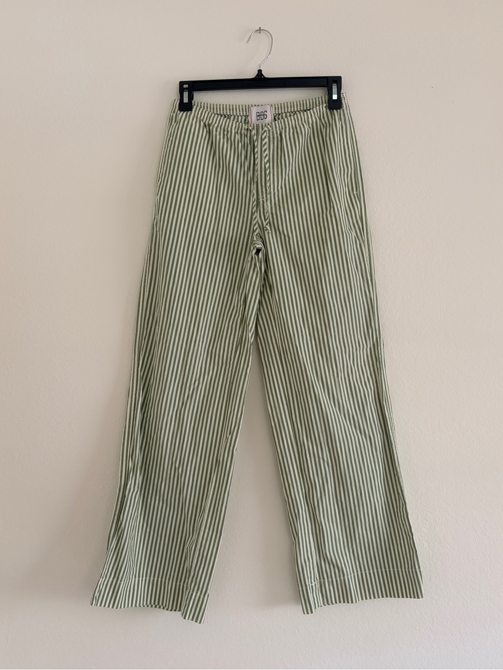 Urban Outfitters BDG Green and White Striped Wide-Leg Pants - Picture 4 of 9